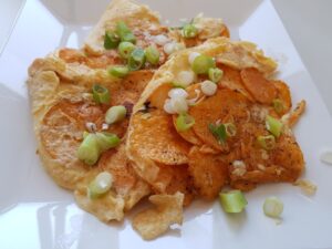 Knapperige Omelet met Chips